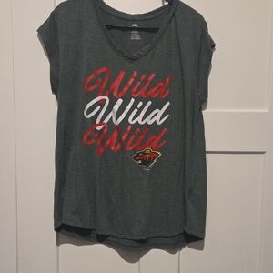 Wild Women's Charcoal Graphic Tee